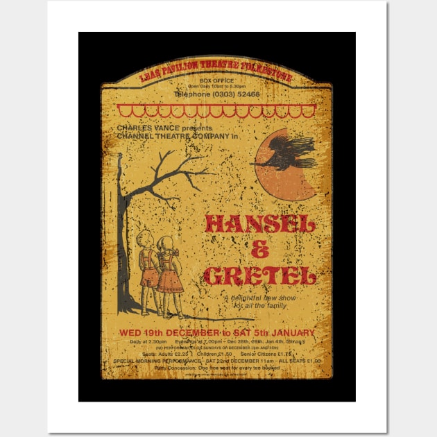 Hansel and Gretel Retro Wall Art by glaucomaegford
